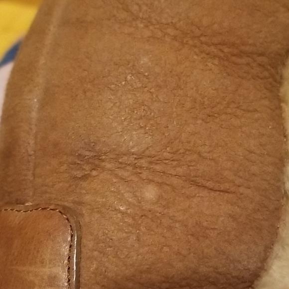 Born winter snow Boots camel brown fur size six 6 - Picture 4 of 11